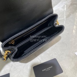 YSL Fashion Mini Soft Black Calfskin Crossbody Bag For Women 467072