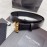 Ysl Plain Calf Vintage Gold Buckle 30mm Belt For Women Black