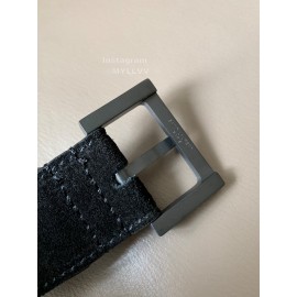 Ysl Fashion Suede Vintage Pin Buckle 30mm Belt For Women