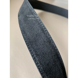 Ysl Fashion Suede Vintage Pin Buckle 30mm Belt For Women