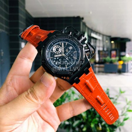 Audemars Piguet Survivor MéGa Tapisserie Watch For Men Orange Red