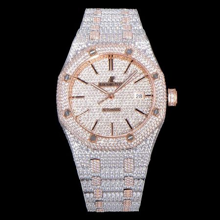 Audemars Piguet Fashion Rose Gold Diamond 41mm Diameter Watch
