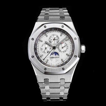 Audemars Piguet Tws Factory Grande Tapisserie Dial Watch White