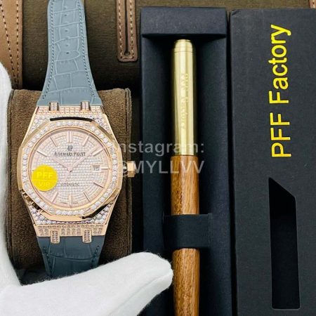 Audemars Piguet Pff Factory Diamond Dial Watch Blue