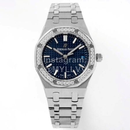 Audemars Piguet Elegant Diamond 34mm Dial Diameter Watch Black