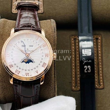 Blancpain Tws Factory Classic Villeret Lunar Phase Display Watch