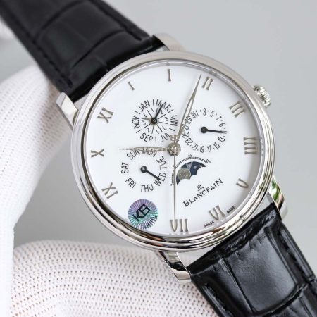 Blancpain White Dial Life Waterproof Mechanical Watch