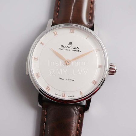 Blancpain 40mm Diameter Dial Watch For Men Brown