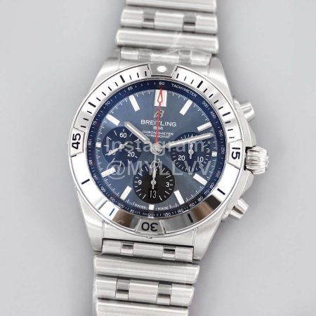 Breitling Fine Steel Case Mechanical Watch For Men