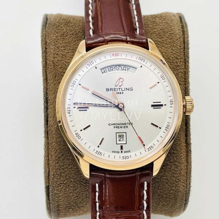 Breitling G8 Factory Puya Series Week Calendar Watch White