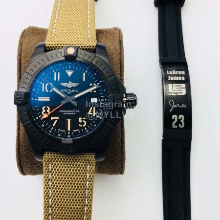 Breitling Gb Factory Nylon Strap 45mm Dial Watch