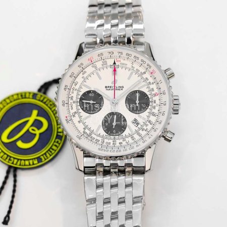 Breitling Navitimer 1 B01 Chronograph 43mm Dial Watch White