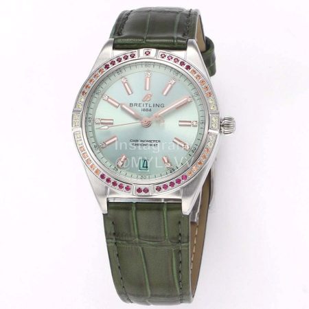 Breitling Chronometer Automatic 36mm Watch For Men And Women Green