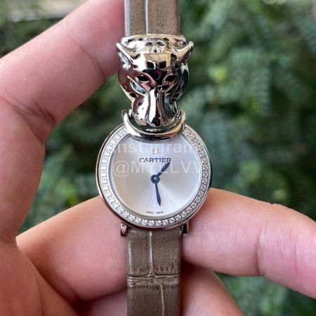 Cartier PanthèRe Diamond Watch For Women Coffee