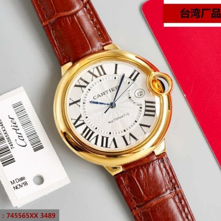 Cartier Roman Digital Time Scale Waterproof Watch Gold