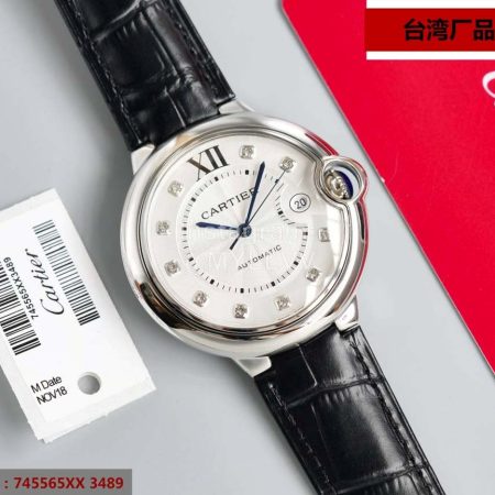 Cartier Roman Digital Time Scale Waterproof Watch White