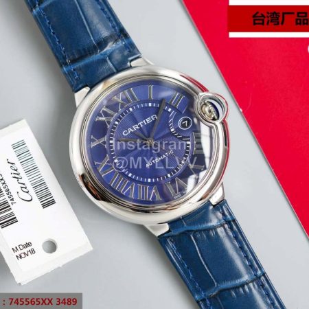 Cartier Roman Digital Time Scale Waterproof Watch Blue