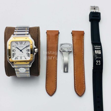 Cartier Bv Factory Square Dial Steel Strap Watch