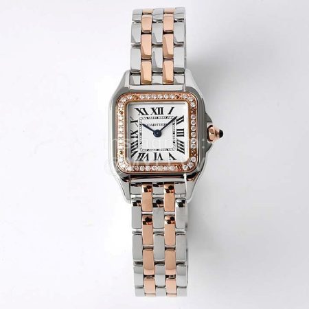 PanthèRe De Cartier Square Dial Diamond Water Resistant Watch