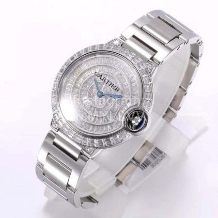 Cartier Tw Factory 36mm Dial Steel Strap Watch