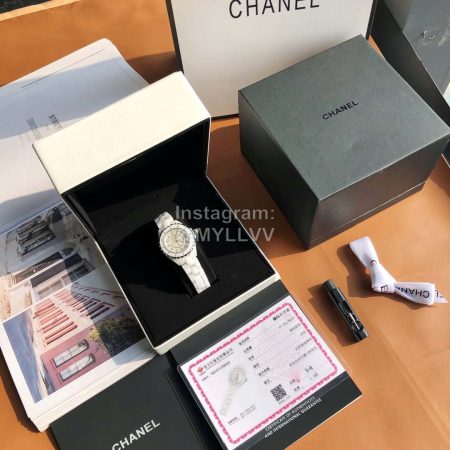 Chanel J12 New Diamond Time Scale Waterproof 200m Watch