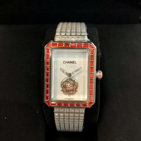 Chanel Premiere Series White Square Dial Watch