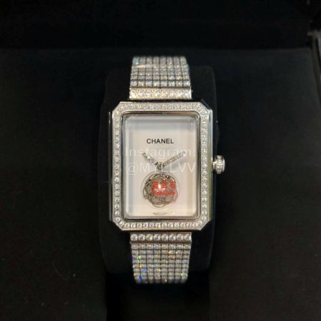 Chanel Premiere Series Square White Dial Watch