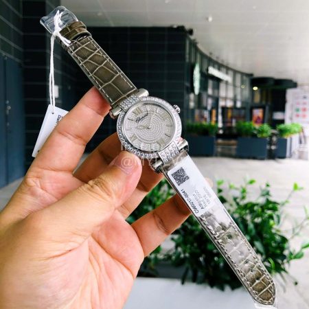 Chopard Impepiale Series Diamond Roman Numeral Dial Watch Green