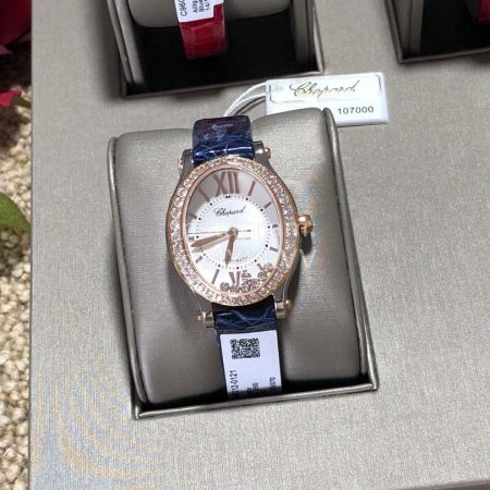 Chopard Happy Diamonds New Elliptical Diamond Dial Mechanical Watch