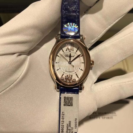 Chopard Happy Diamonds New Roman Numeral Dial Mechanical Watch