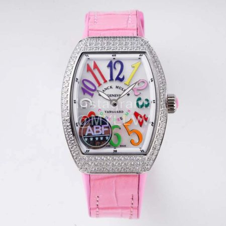 Franck Muller Waterproof Luminous Watch For Women Pink