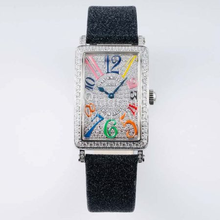 Franck Muller Long Island Series New Diamond Square Dial Watch