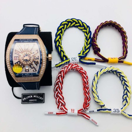 Franck Muller Vsf Factory Diamond Dial Watch