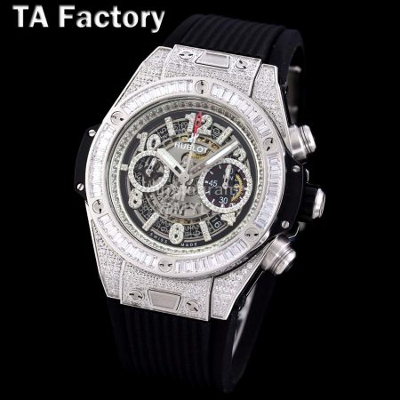 Hublot Ta Factory Diamond Waterproof Mechanical Watch
