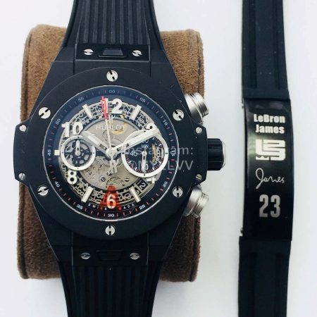 Hublot Hb Factory New Black Rubber Strap Mechanical Watch