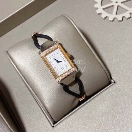 Jaeger Lecoultre Reverso Square Dial Diamond Watch For Women