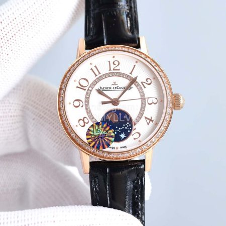 Jaeger Lecoultre Rendez-Vousmoon Multifunctional Watch Black