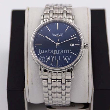 Longines New Ultra Thin 38.5mm Dial Steel Strap Watch