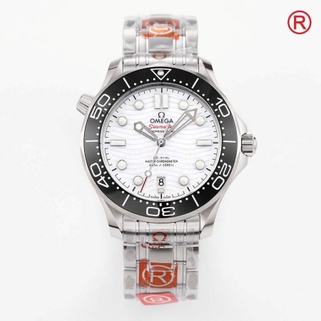 Omega Or Factoy 316l Steel Case Sapphire Crystal Watch White