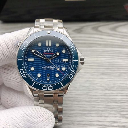 Omega Aqua Terra Blue Dial Mechanical Watch For Men