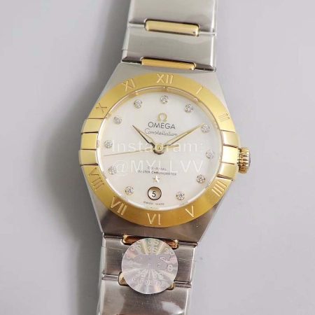 Omega Fashion 29mm Dial Steel Strap Watch