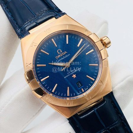 Omega Tw Factory Leather Strap 39mm Dial Watch