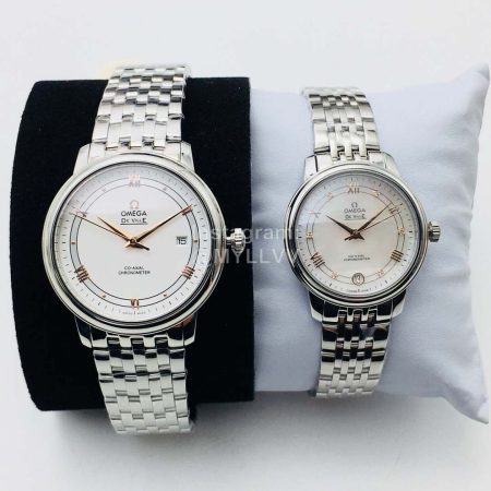 Omega New Steel Strap Sapphire Crystal Watch