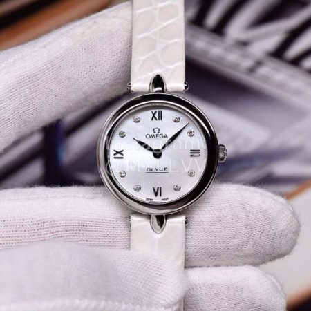 Omega Dewdrop 27.4mm Dial Watch Silver