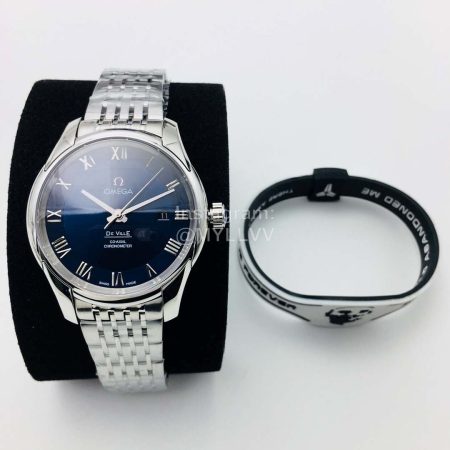Omega Oe Factory Hour Vision New Steel Strap Watch