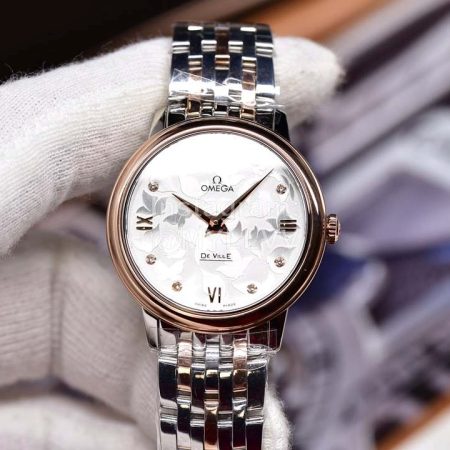 Omega Steel Strap 32.7mm Butterfly Dial Watch