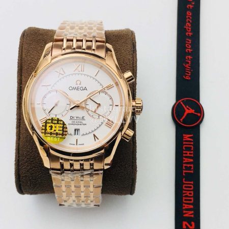 Omega Gb Factory 42mm White Dial Mechanical Watch