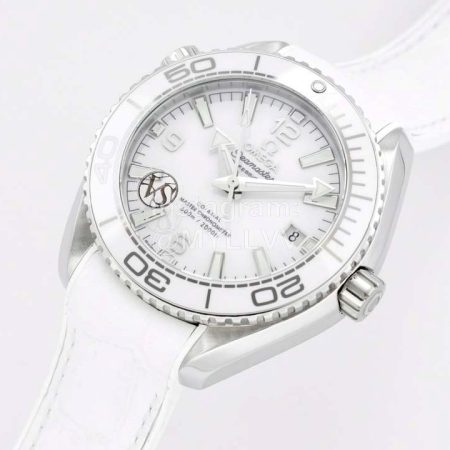 Omega New 39.5mm Ceramic Dial Watch For Women
