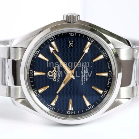 Omega Fashion 41.5mm Dial Steel Strap Watch