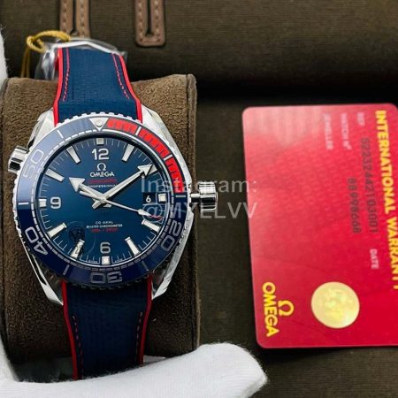 Omega Vs Factory Rubber Strap Watch